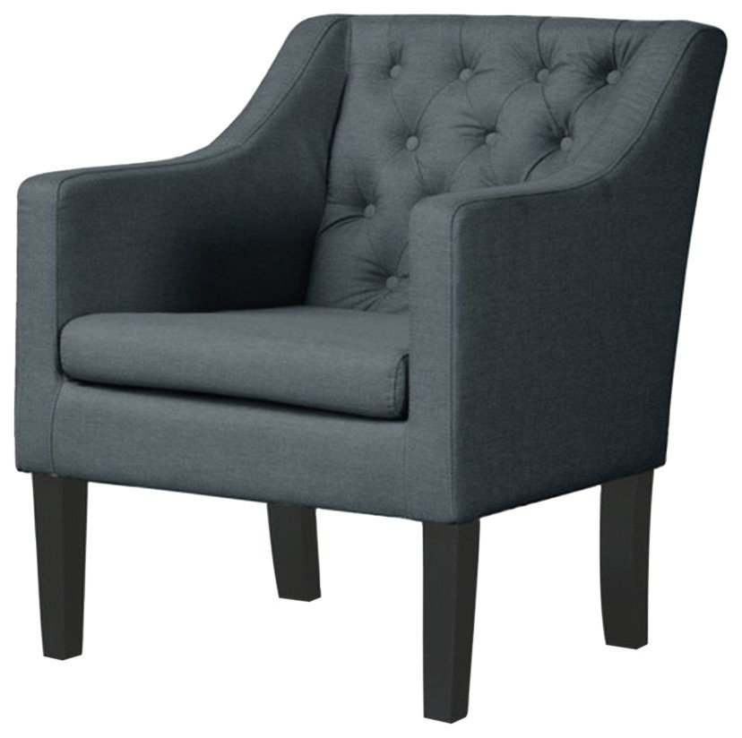 Baxton Studio Brittany Club Chair Transitional Armchairs And Accent