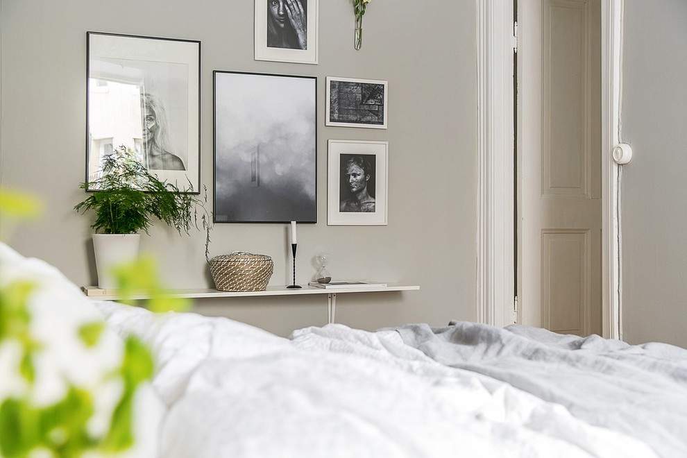 Danish bedroom photo in Gothenburg