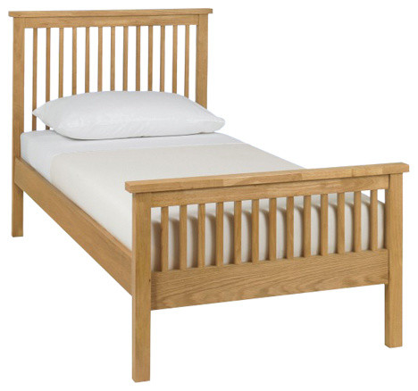 Atlanta Oak Furniture Bed Contemporary Panel Beds By Oak