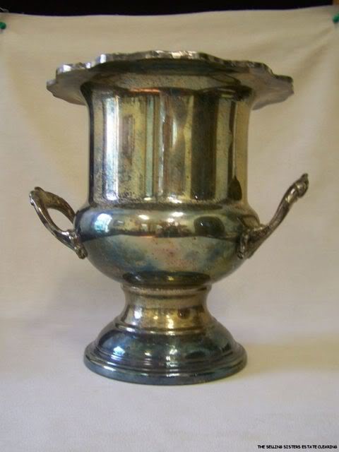 Leonard Silver Plate Champagne Bucket And Ornate