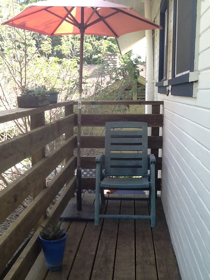 Help with narrow back porch