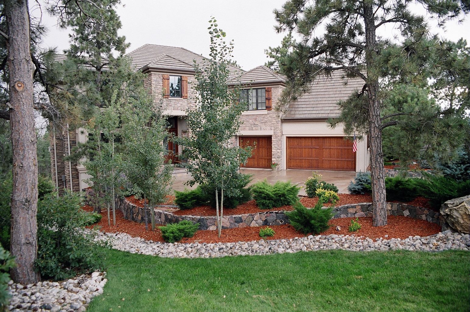 Traditional Two-Story Walk-out Castle Pines Custom Home