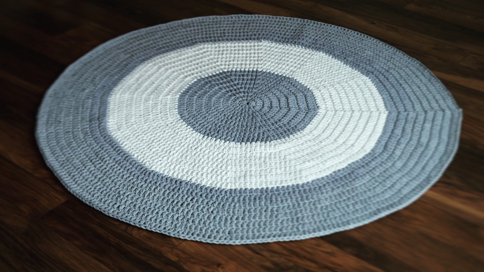 Вязаный ковер