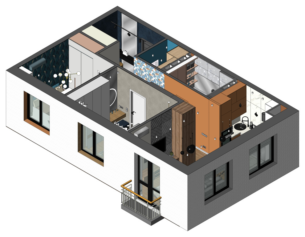 Двухкомнатная евродвушка для семьи с ребенком в ЖК Наследие, г.Астрахань
