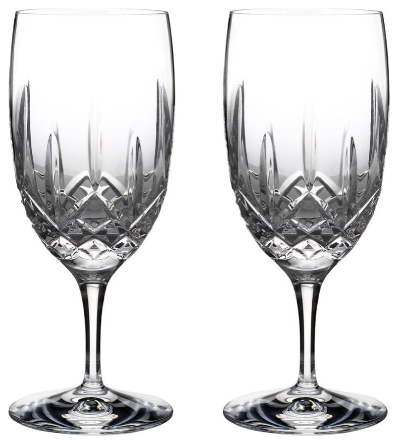 Waterford Lismore Nouveau Iced Beverage 14oz Set of 2 Contemporary