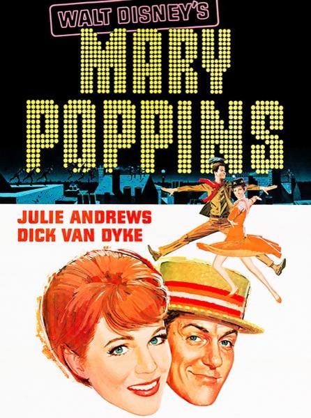 1964 Mary Poppins Movie Poster