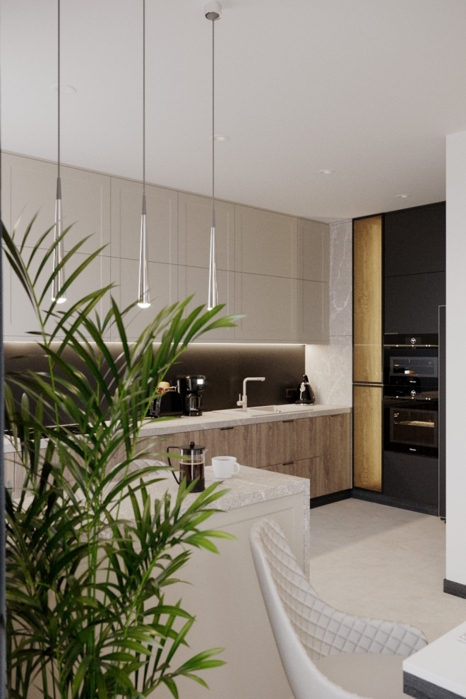 Проект квартиры в современном стиле г. Челябинск, жк EVOpark