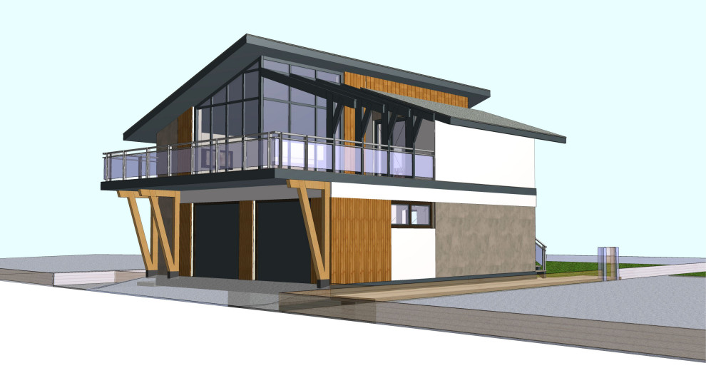 г. Арамиль, 2021 Гостевой дом с гаражем Общая площадь 205 м2