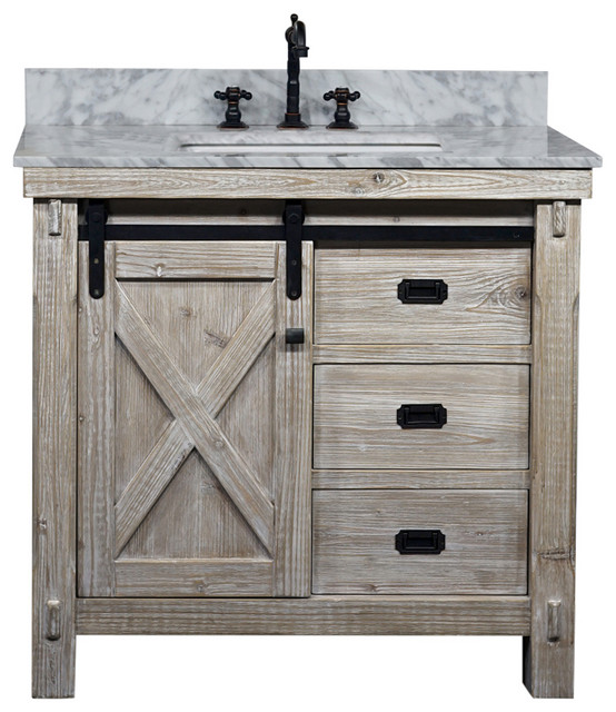 barn style bathroom cabinet