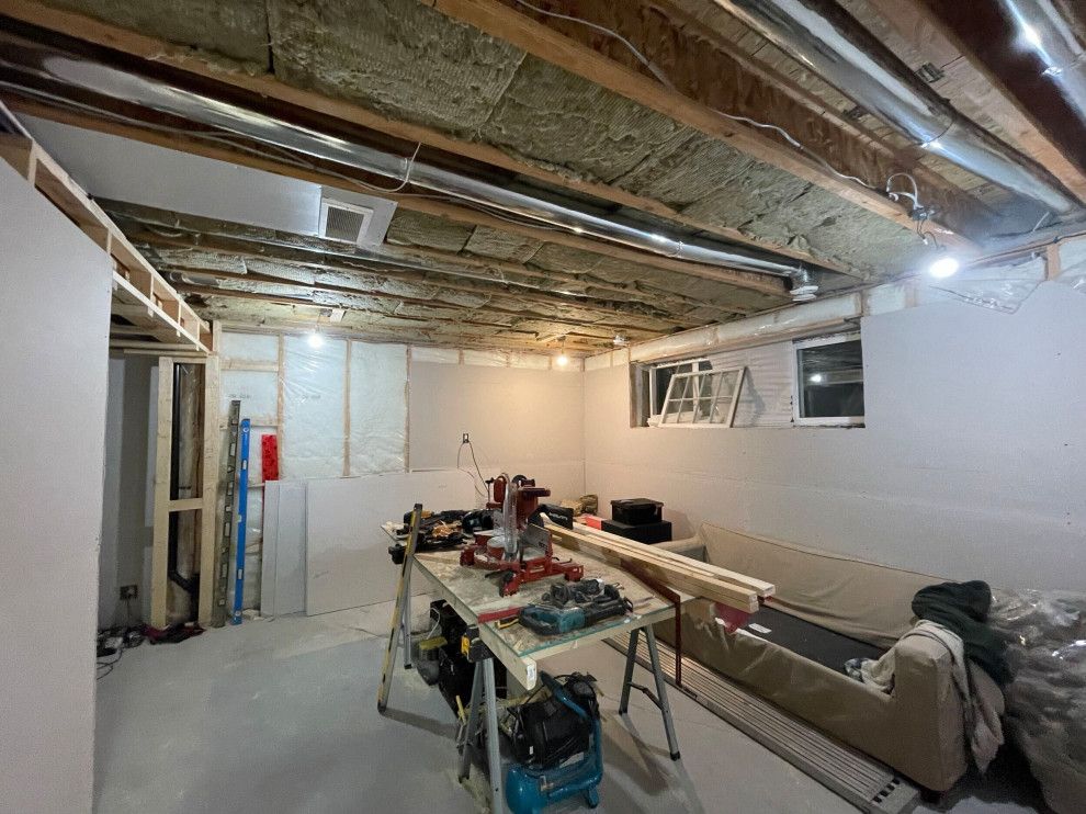 Basement Drywall, Painting, HVAC, Plumbing