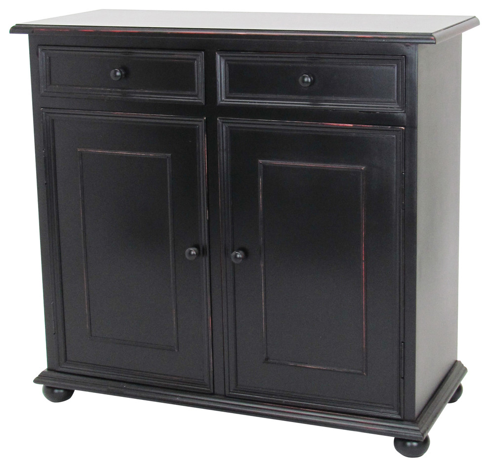 Jayson Aged Black Traditional Accent Chests And