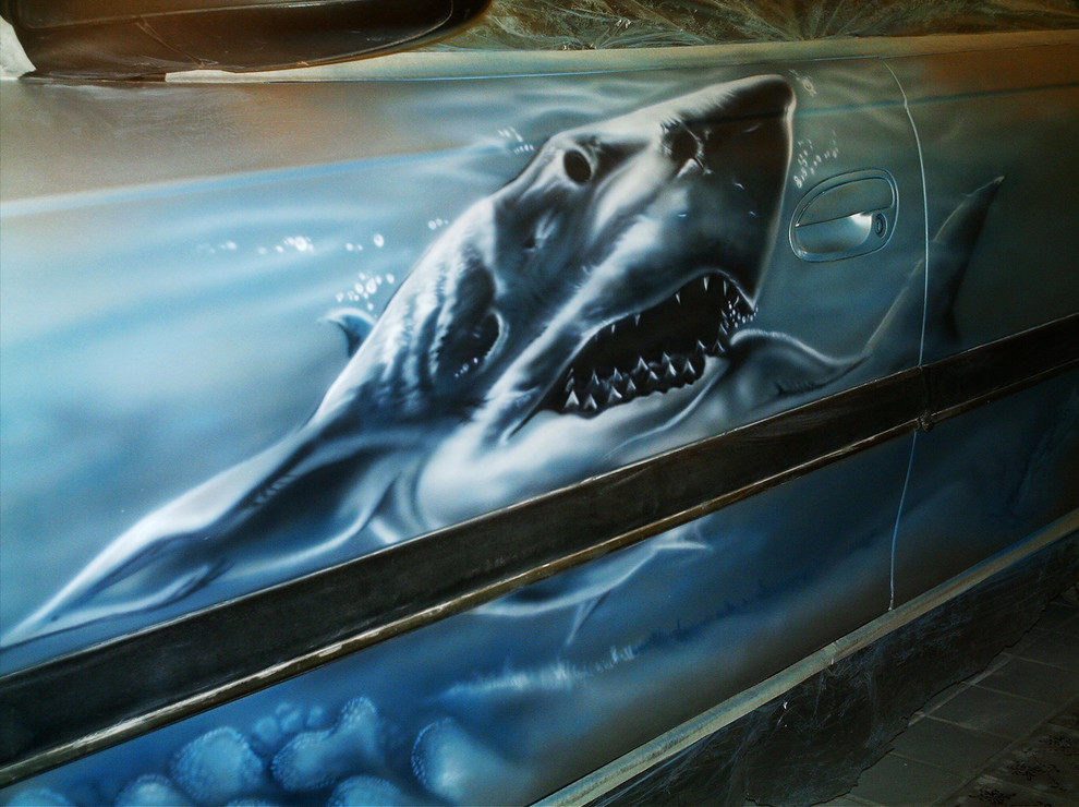 Аэрография на авто.