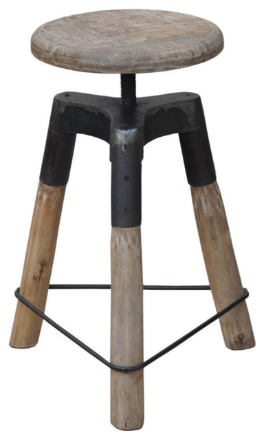3 Leg Farmhouse Iron And Wood Bar Stool Stools 3 Leg Farmhouse Iron And Wood Bar Stool Stools Counter By Nach