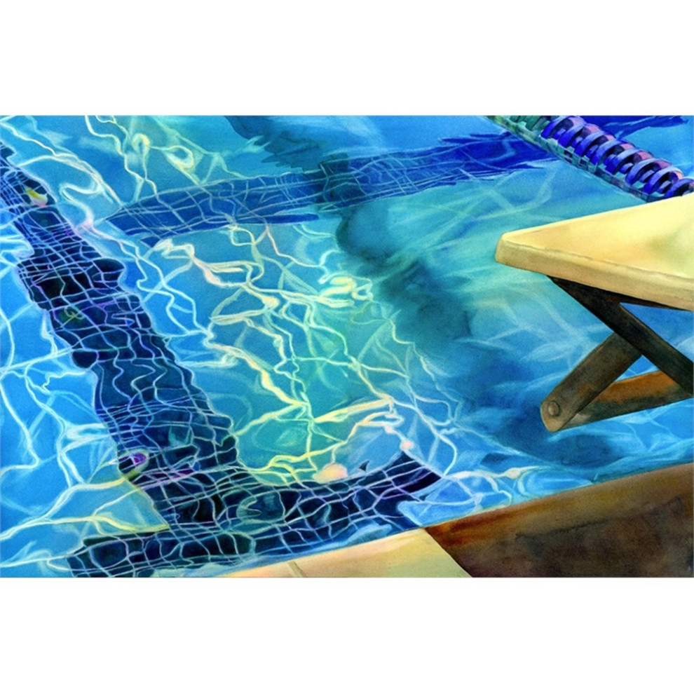 Giant Art 72x48 Between the Lanes Fine Art Giant Canvas Print in Multi