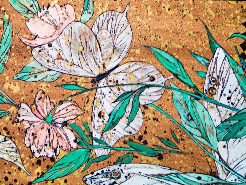 декоративное панно "Бабочки"