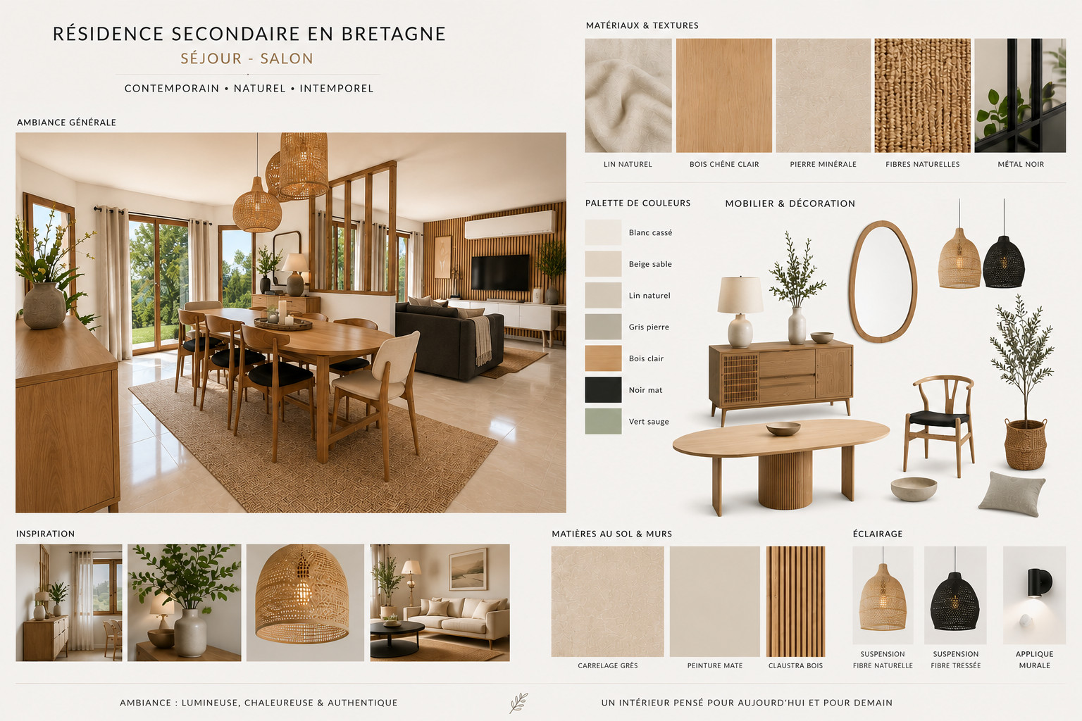 RESIDENCE SECONDAIRE CONTEMPORAIRE EN BRETAGNE SUD