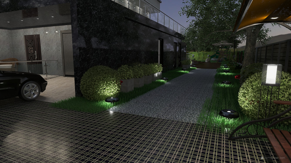 Коттедж 2-эт_ интерьер +экстерьер