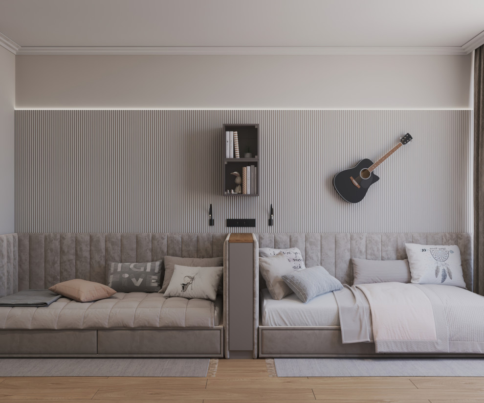 Дизайн-проект квартиры для семьи с 4 сыновьями