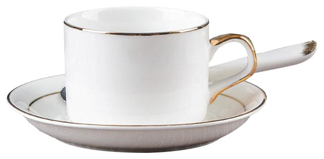 Elegant Tea Cup And Saucer Set Coffee Contemporary Elegant Tea Cup And Saucer Set Coffee