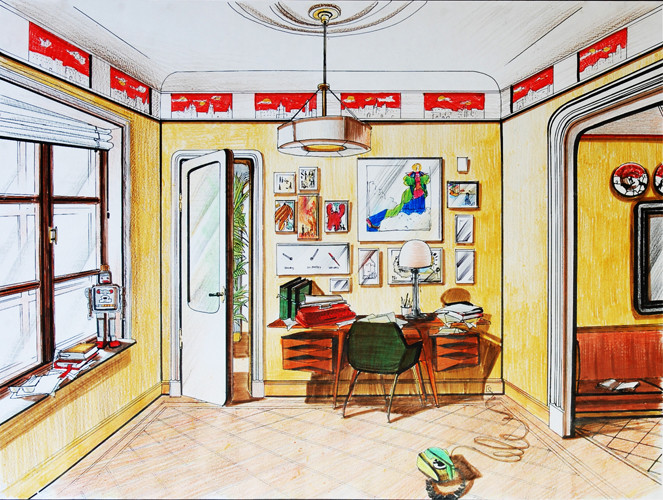 Дизайн интерьера. Эскизы