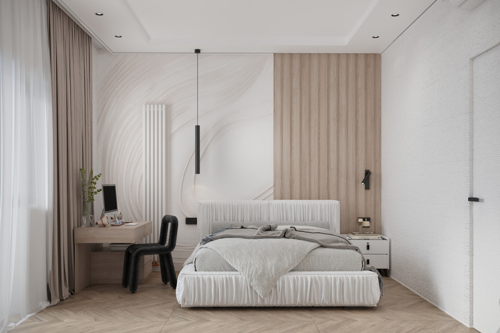 Светлый и чистый стильный интерьер для активной молодой семьи