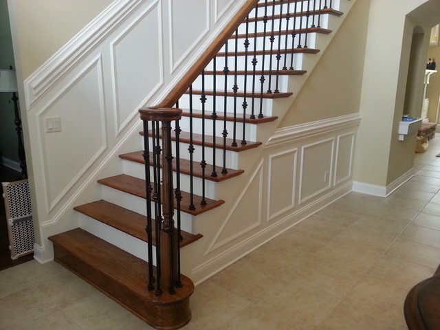 Wood To Wrought Iron Makeover In Ponte Vedra Inspiration For A Timeless Staircase Remodel In Jacksonville