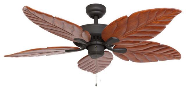 52 Punta Cana Bronze Indoor Ceiling Fan With Remote Control