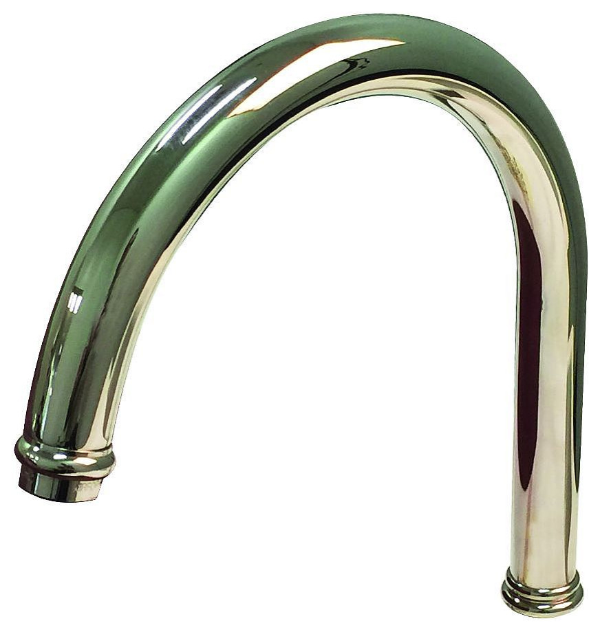 Rohl Standard Length 8-11/32-in Reach Spout To A3606, Polished Nickel