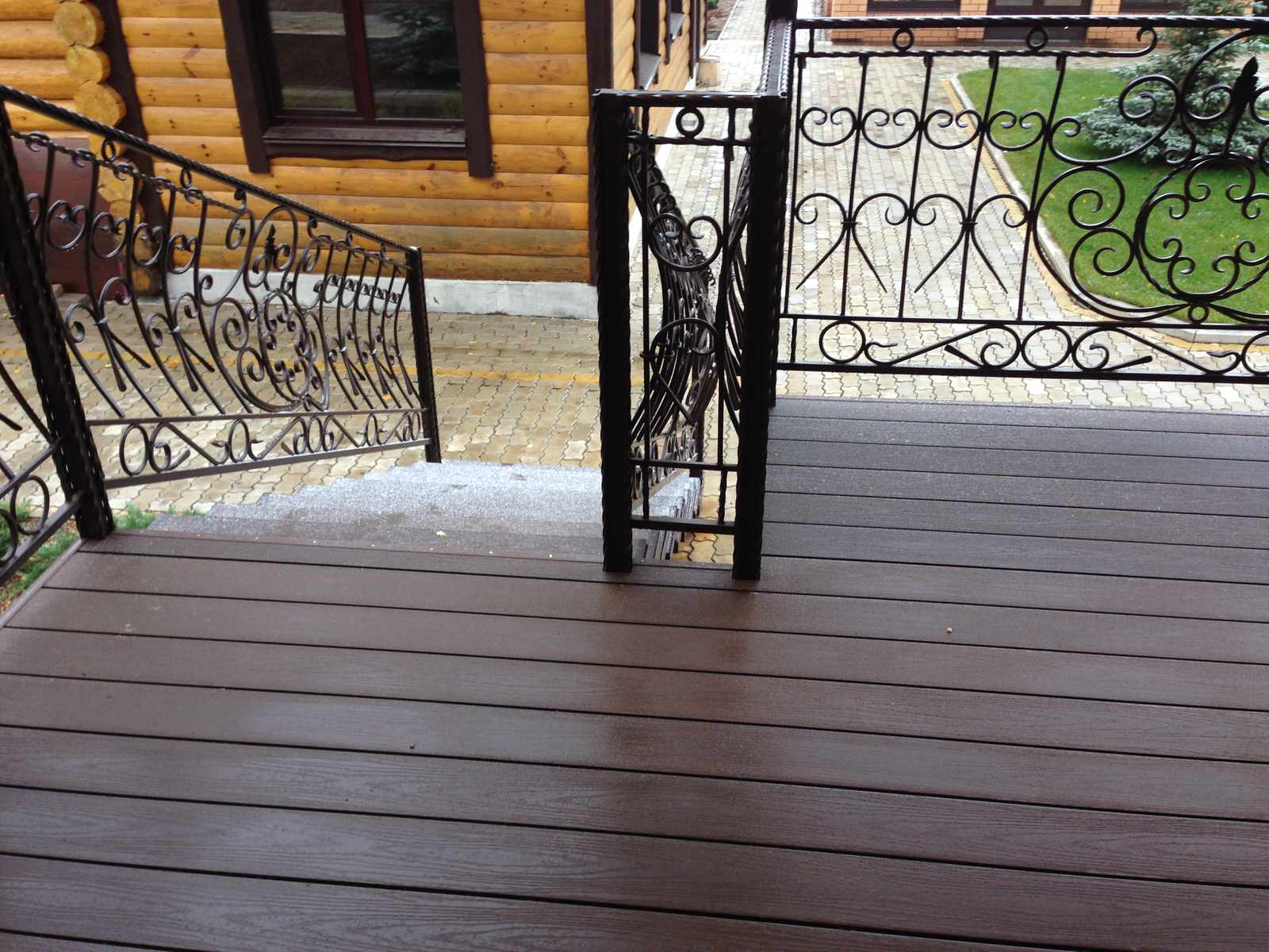 Веранда на заднем дворике