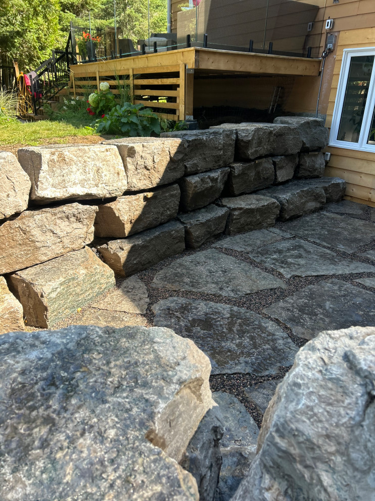 Amourstone Patio and Retaining Wall