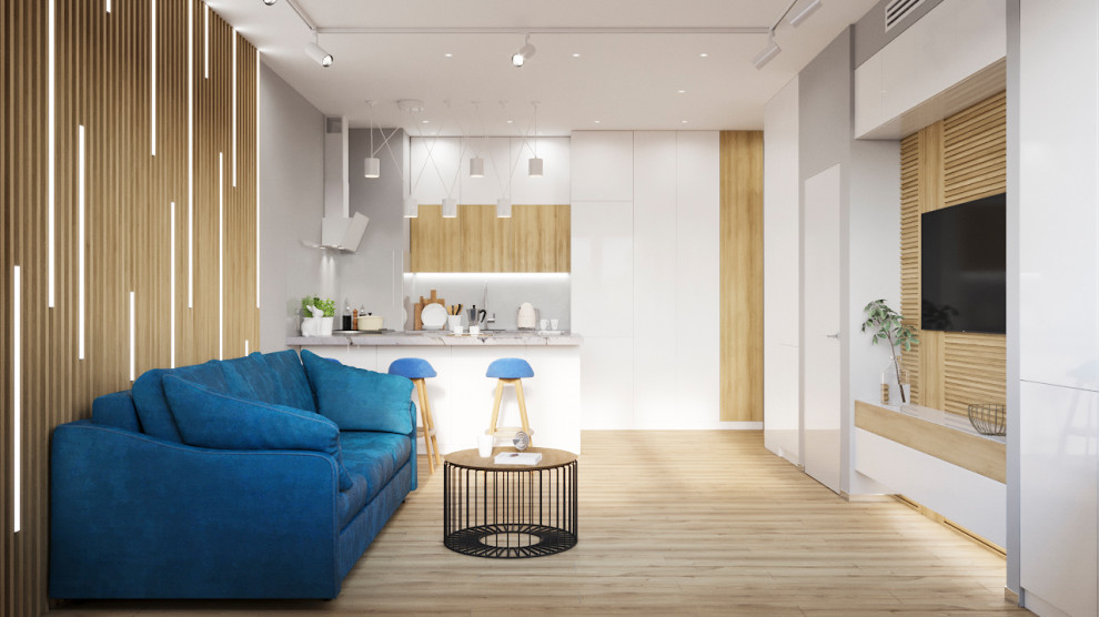 Дизайн-проект для гостеприимной молодой семейной пары