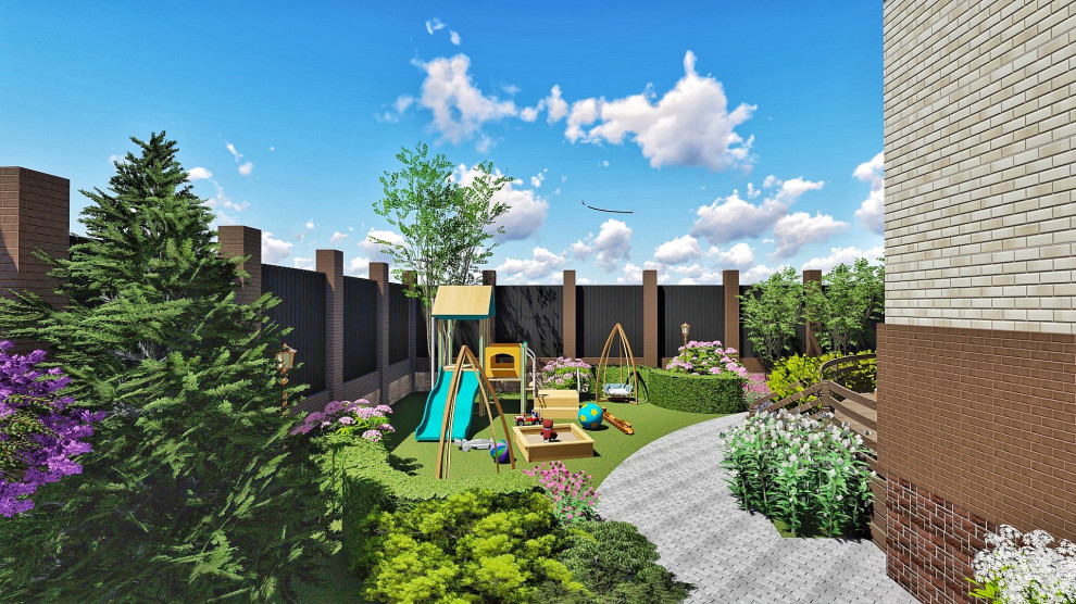 Ландшафтный дизайн участка в ДНТ Кедр (г Улан-Удэ, Бурятия)