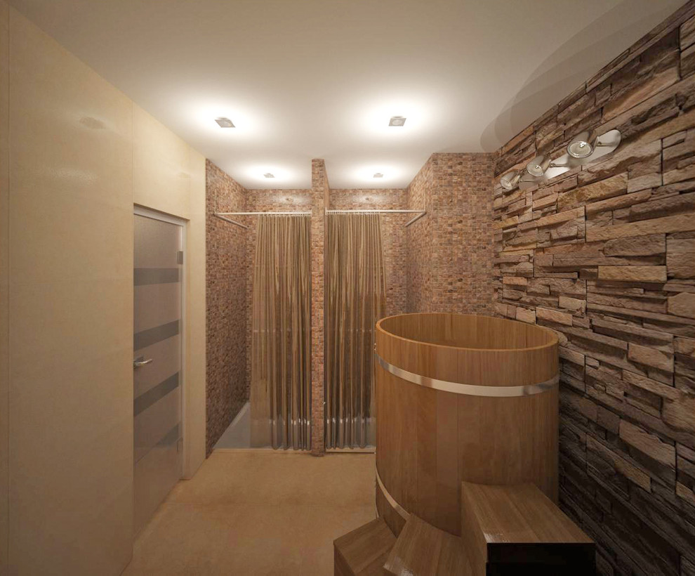 Интерьер сауны п. Кафтанчиково