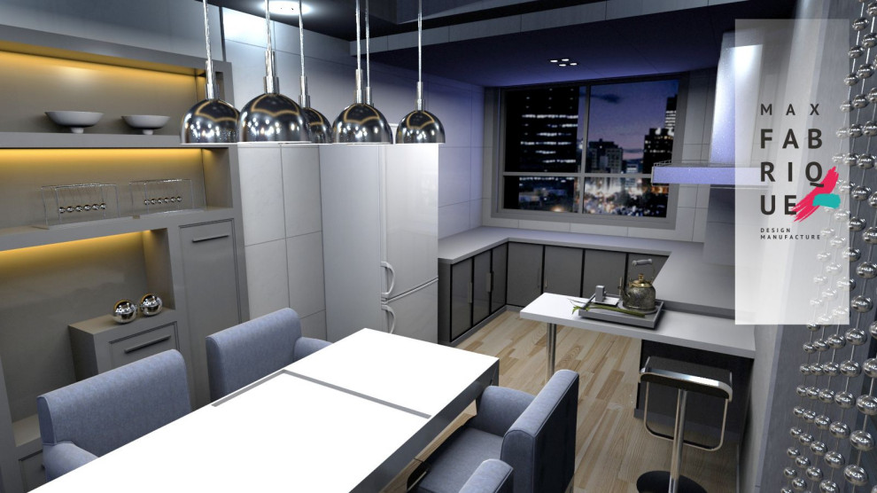 Дизайн-концепт Студии 30 кв.м.