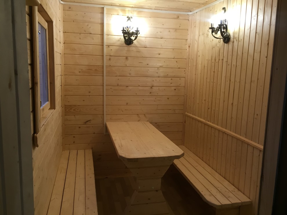 Баня из бруса "Азбука В" проект Московская область