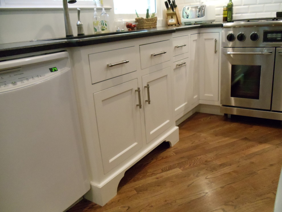 White Shaker Inset Cabinetry - Traditional - Kitchen ...