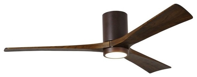 Irene H 3hlk 60 Hugger Style Ceiling Fan Textured Bronze Walnut