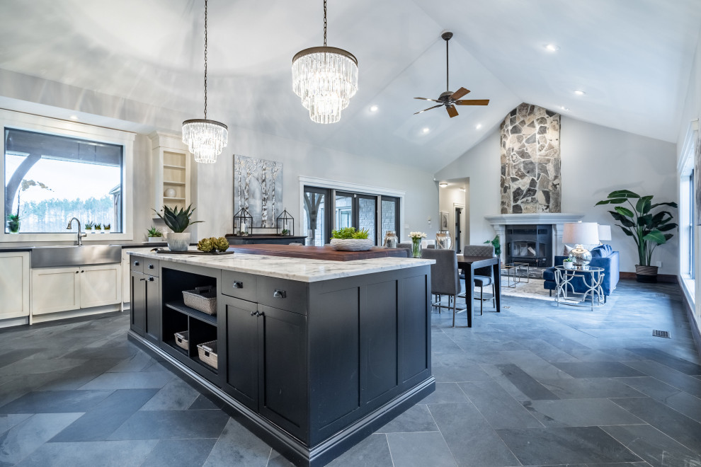 Caledon Modern Farmhouse Kitchen Toronto by Lori Pedersen Home