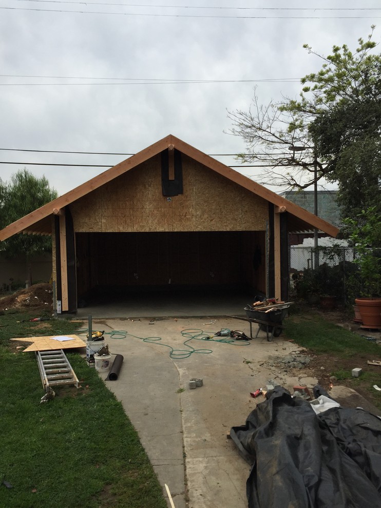 New 2 car garage historical house