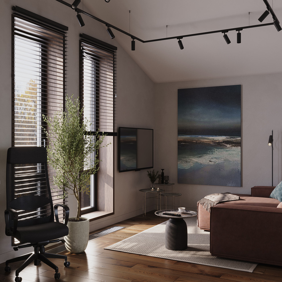 Кабинет хозяина загородного дома