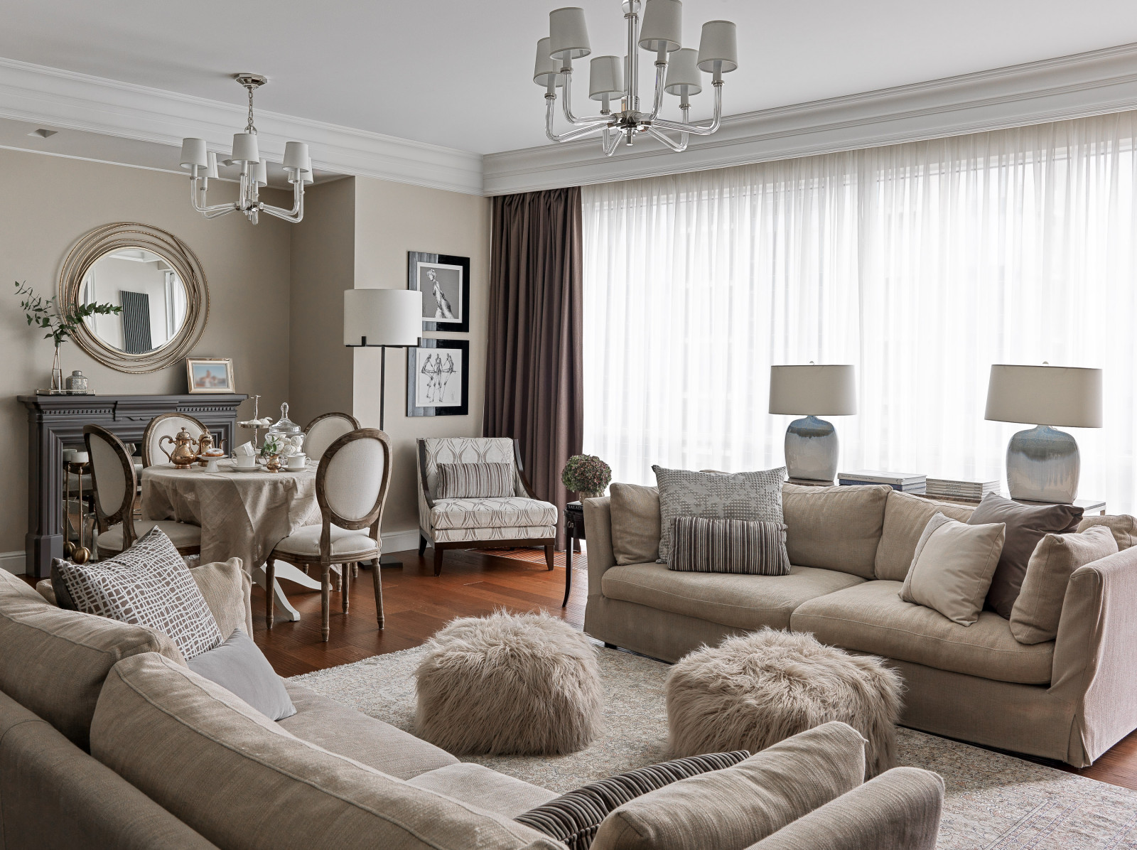 Квартира в светлых тонах