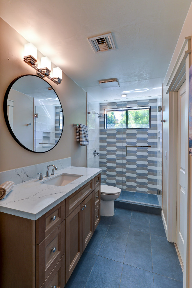 Inspiration for a transitional bathroom remodel in Phoenix