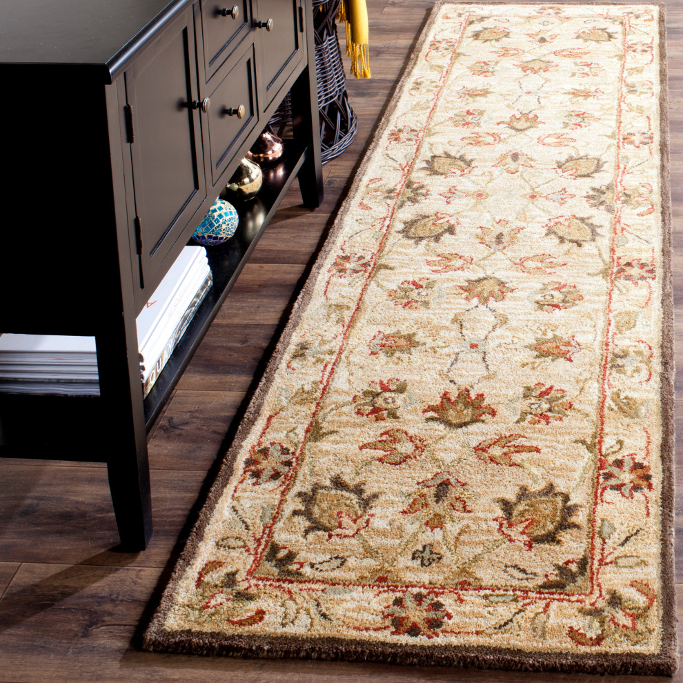 Safavieh Antiquity Collection AT812 Rug, 2'3"x8' Traditional Hall