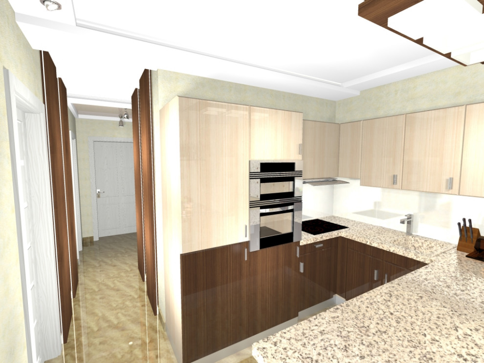 Частный интерьер маленькой квартиры в новостройке Самары.