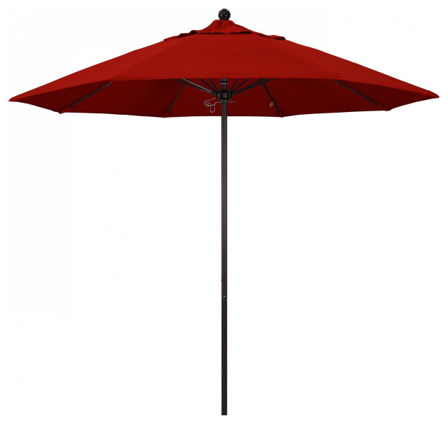 9ft Outdoor Venture Series Patio Umbrella With Push Lift Open System
