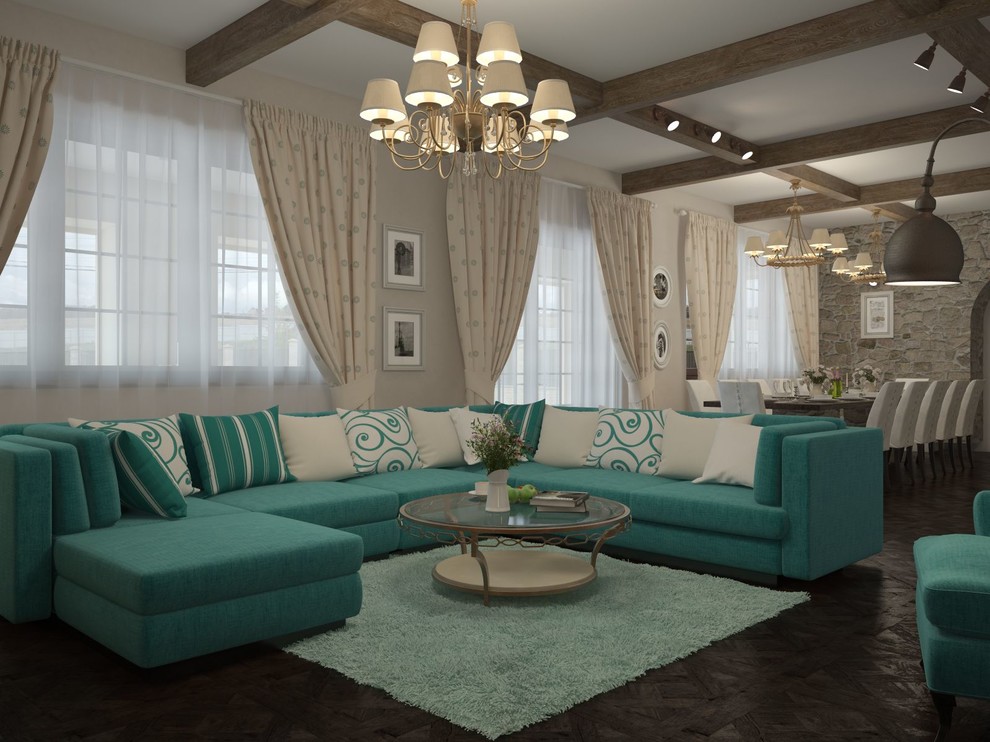 Деревенский стиль в поселке "Петровские аллеи"