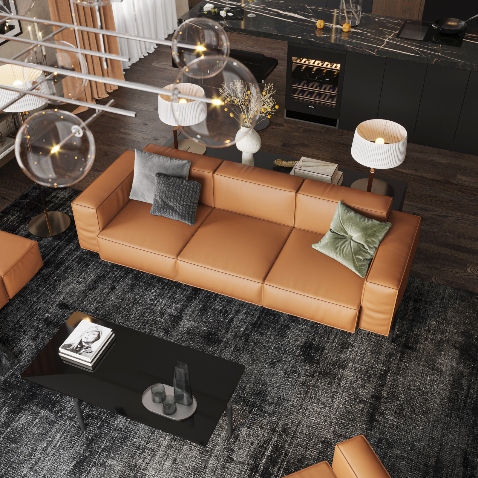 Интерьер с "мужским характером"