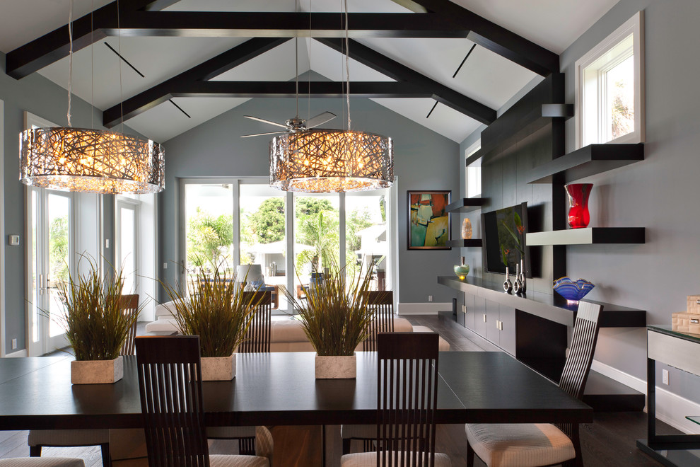 Contemporary on the water - Contemporary - Dining Room ...