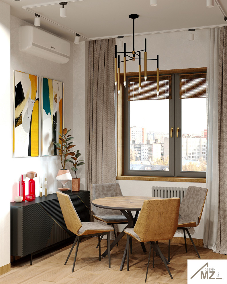 Кухня 12 м2. Минимализм с элементами лофта.