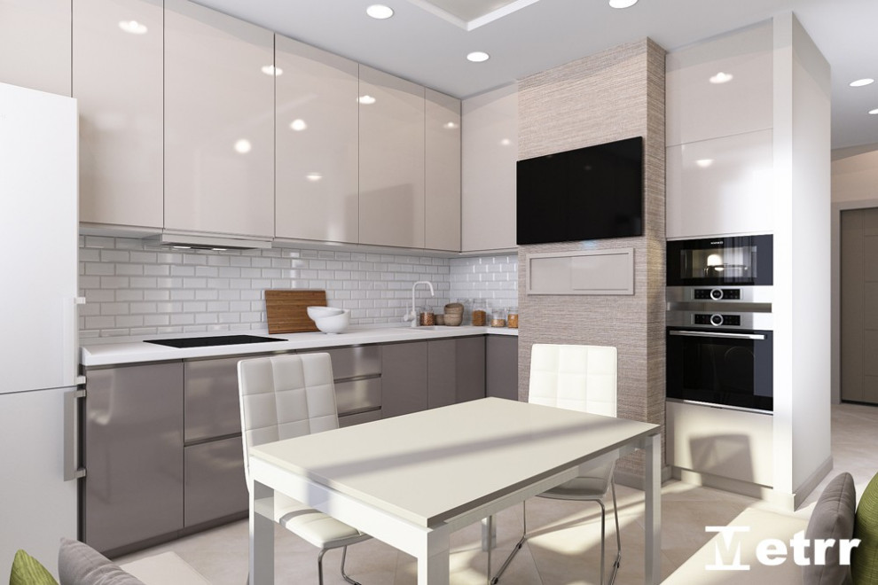 Дизайн - проект двухкомнатной квартиры S=61m2 ЖК Олимпия Парк